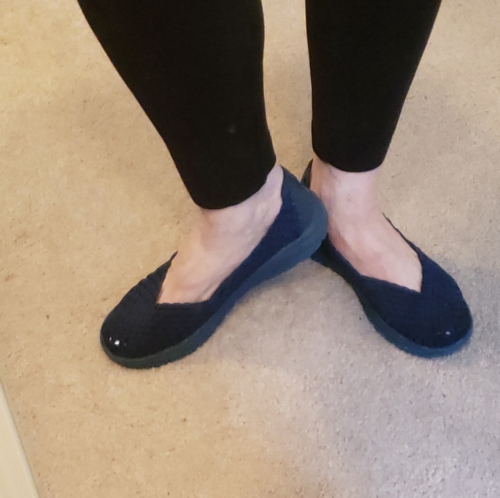 St. John's Bay Weave Knit Slip-on Flats